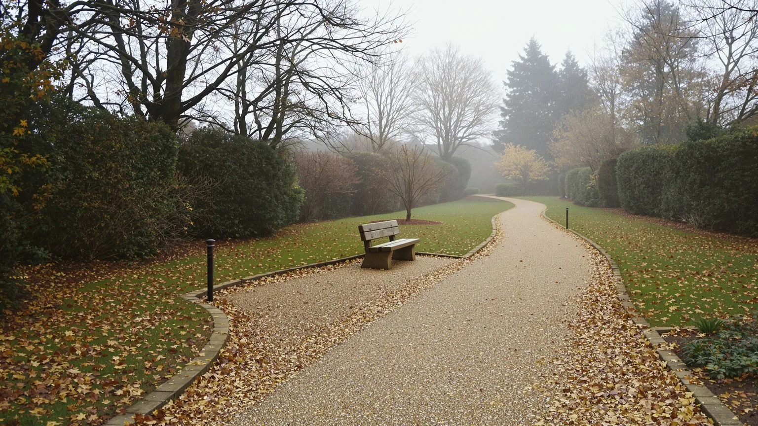 Forking garden path with no markers showing the difference between ego and higher self is not clean