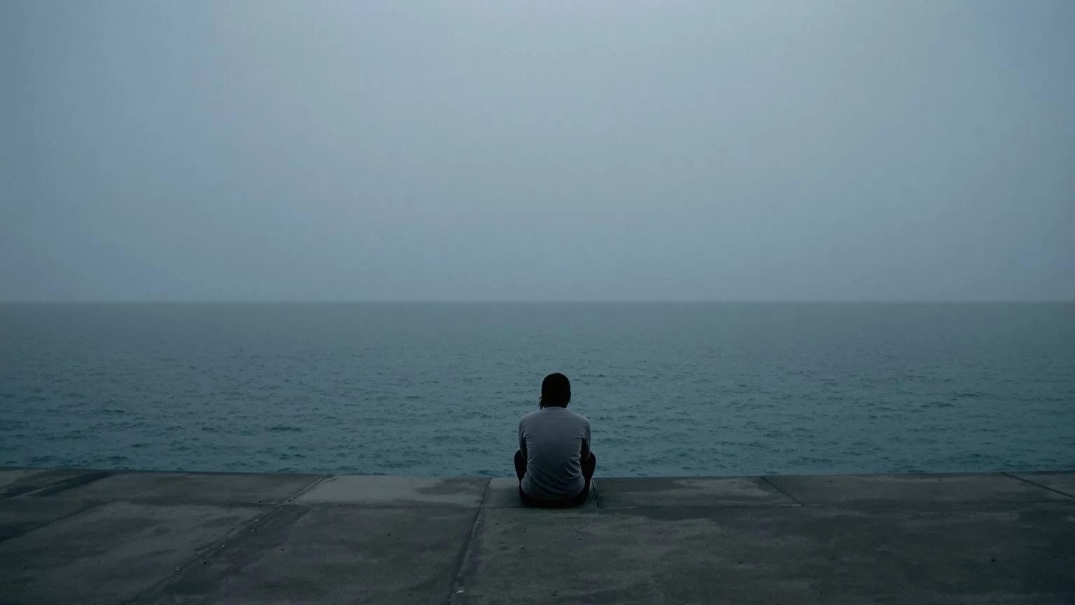 Hands resting on ceramic bowl when you can't forgive yourself for something unforgivable